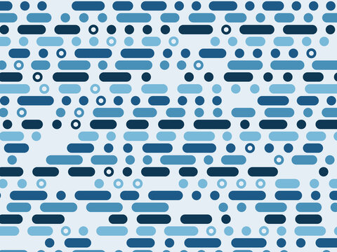 Morse Code Style Pattern Geometric Modern Design