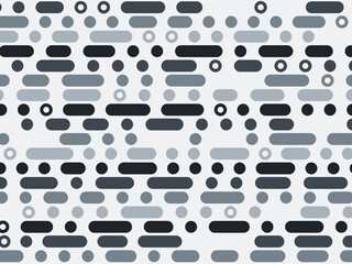 Dot Dash Rows Pattern Minimal Abstract Background © iushakovsky