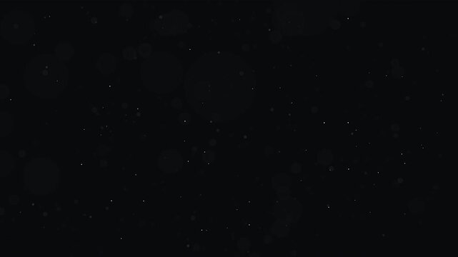 Abstract dark background with flickering digital squares and pixelated motion.