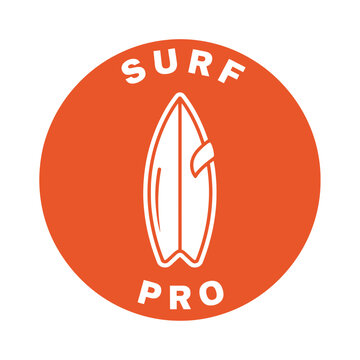 Dynamic Surf Pro Logo A Captivating Emblem For Ocean Sports Enthusiasts