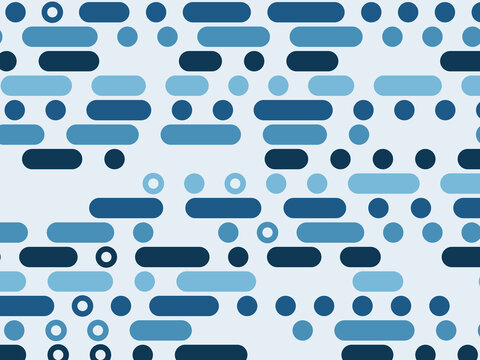 Morse Code Style Pattern Geometric Modern Design