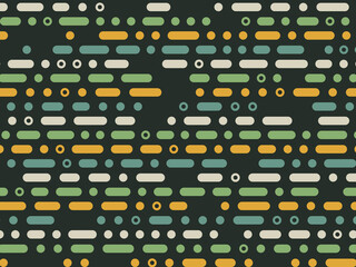 Abstract Dash Line Pattern Clean Graphic Design © iushakovsky