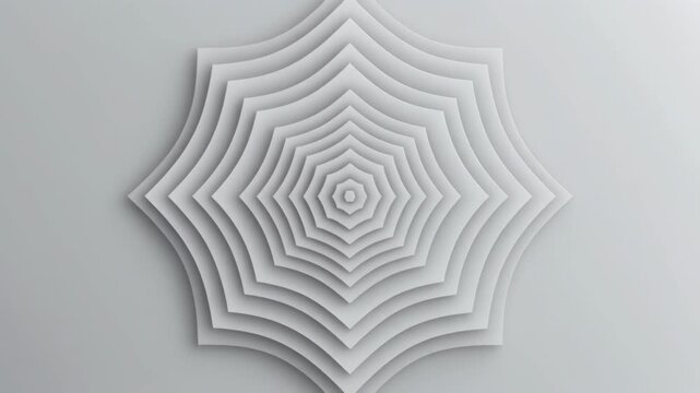 3d geometric cube rotation animation sequence
