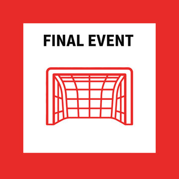 Final Event Goal Celebration Minimalism