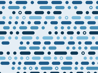 Morse Code Style Pattern Geometric Modern Design © iushakovsky