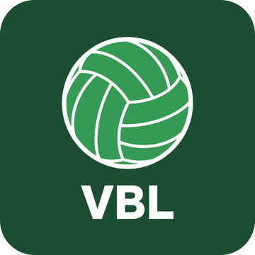Green Volleyball Icon With Vbl Text For Sports And Recreation