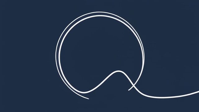 abstract white line art animation loop seamless