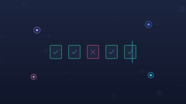 Flat design machine vision camera scanning objects on conveyor dark