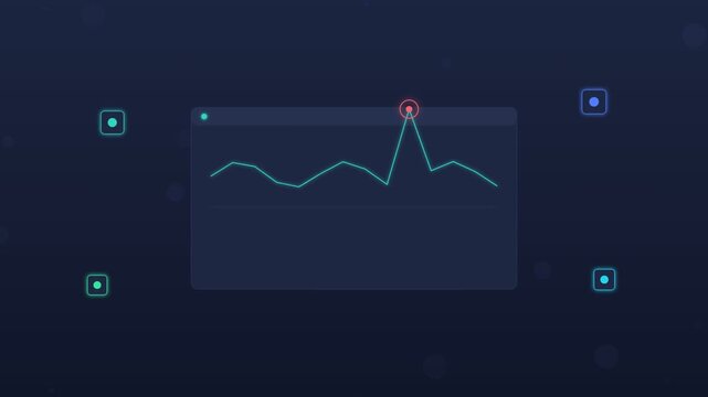 Flat design dark AI compliance dashboard checking privacy and audit
