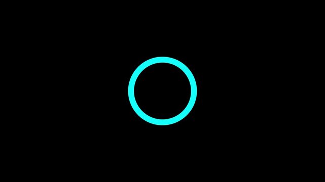 Circular retry refresh loop with rotating progress motion. Reload cycle animation for error recovery and repeat action. motion graphic of circle loading concept.