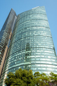 Mexico city, mexico, 03 05 2026, deloitte torre reforma building defining mexico city skyline