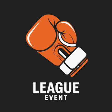 Powerful Boxing Glove Graphic Design For Sporting Events And Competitions