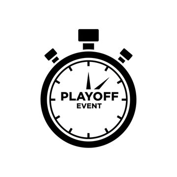 Playoff Event Countdown Timer Stopwatch Icon Symbolizing Competition And Urgency