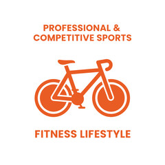 Fototapeta premium Professional Competitive Sports And Fitness Lifestyle Icon
