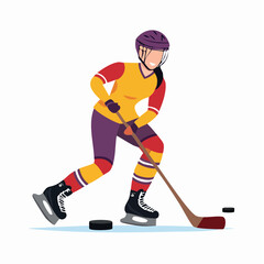 Fototapeta premium Ice Hockey Player in Action