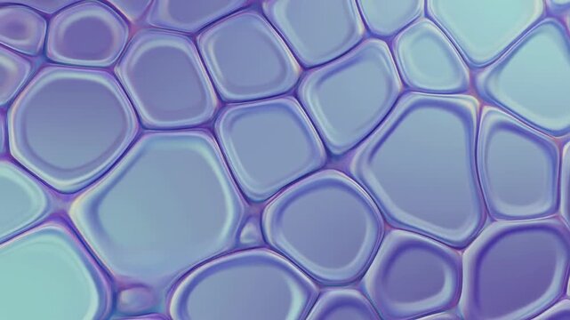 abstract fluid motion of iridescent soap bubbles in water