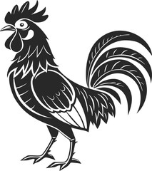 rooster and cock © MdShomrat
