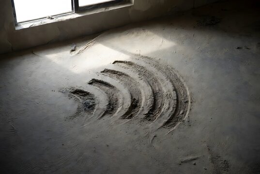 Historic Chi Rho Symbol Engraved in Stone at Ancient Limestone Quarry