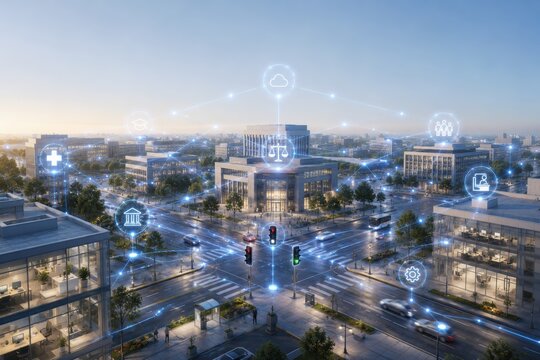 Smart City Intersection Connected by AI Trust Layer