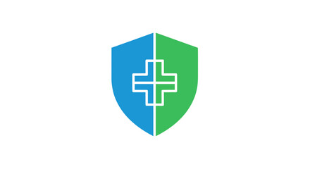 Fototapeta premium Medical Shield: A Representation of Defense, Health, and Protection Against Threats