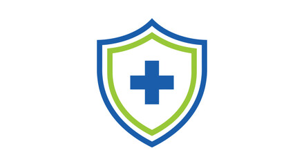 Fototapeta premium Medical Shield: A Symbol of Protection, Care, and Assurance for Health and Wellbeing