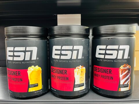 Netherlands, Denekamp, June 12.2026, ESN Designer Whey Protein 