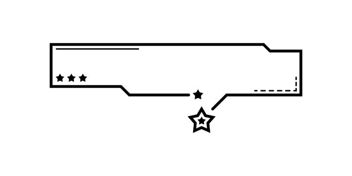 star rectangle tab