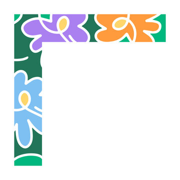 carved floral corner