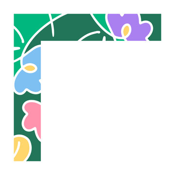 carved floral corner