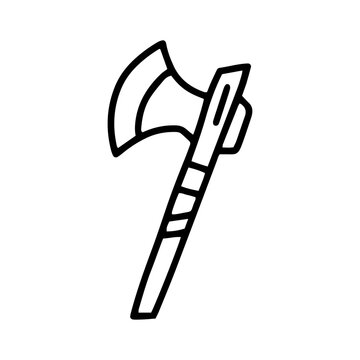 handdrawn axe