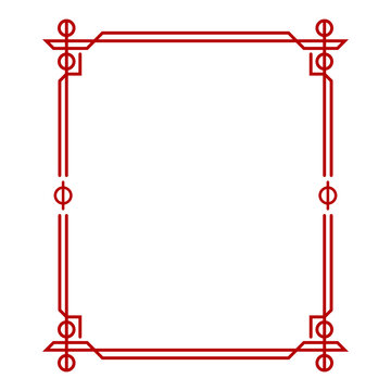 asian art frame