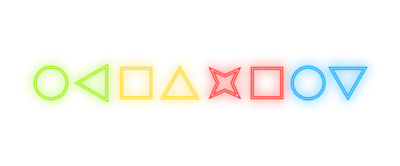 neon game button pattern © KEN111
