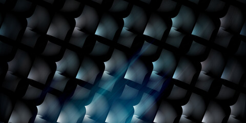 Fototapeta premium Abstract digital background with cool blue light streaks