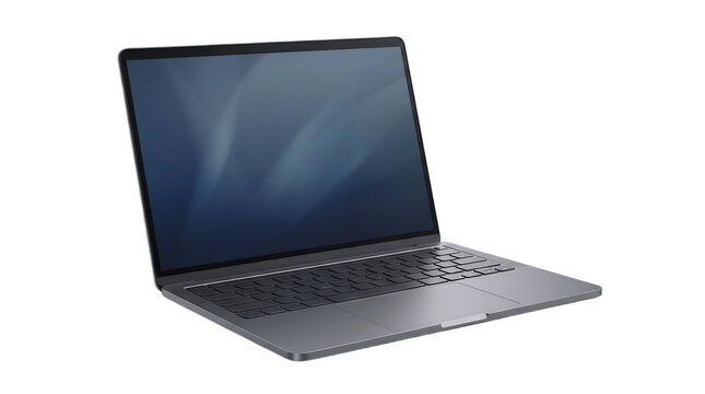 laptop computer isolated on white