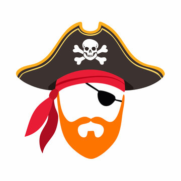 Pirate with Eyepatch and Beard