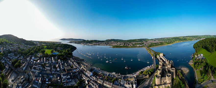 Conwy Castle Panorama