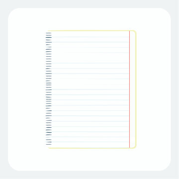 Lined Notebook Paper with Margin