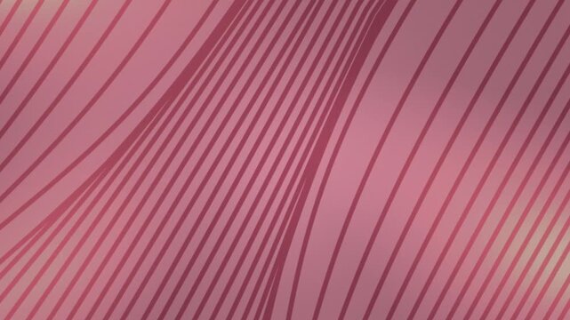 Dynamic diagonal gradient lines background of vibrant pink and burgundy colors with soft light beam. Wave line pattern. futuristic animation