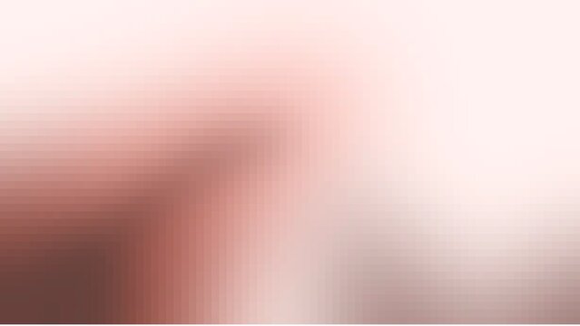Moody pixelated flesh tone and warm brown gradient background, abstract cinematic moire noise texture for editorial fashion presentation, neutral soft backdrop