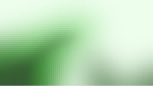 Minimalist pixelated deep green and ivory white gradient background, clean abstract moire texture for wellness brand identity, modern elegant grid backdrop