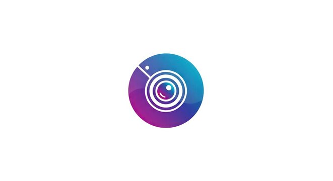 Colorful target logo on white background.