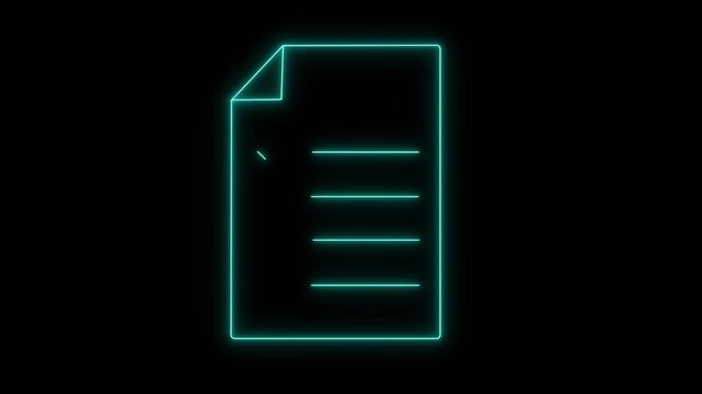 Document management concept, Businesswomen check electronic documents on digital documents on virtual screen Document Management System and process automation. Motion graphics of document concept.