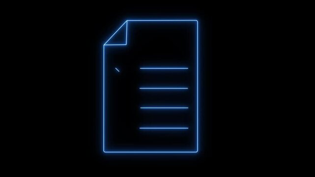 Document management concept, Businesswomen check electronic documents on digital documents on virtual screen Document Management System and process automation. Motion graphics of document concept.