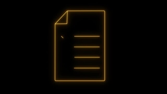 Document management concept, Businesswomen check electronic documents on digital documents on virtual screen Document Management System and process automation. Motion graphics of document concept.