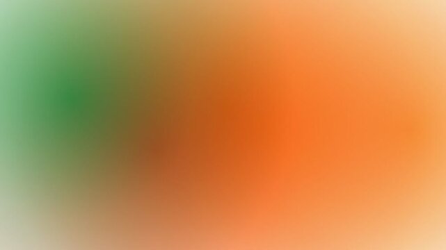 Abstract orange green and beige gradient background animation for modern creative design