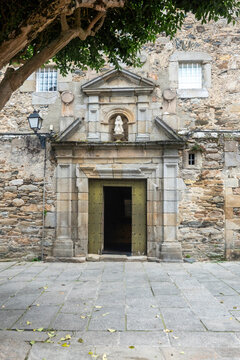 Gate of the Convent and Church of the Conceptionists, in Viveiro, Galicia, Spain.