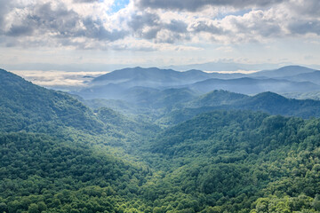 Obraz premium Blue Ridge Mountains