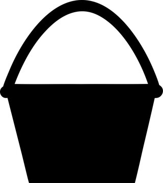 Basket Silhouette SVG Vector for Rustic Storage and Craft Designs