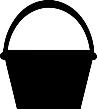 Basket Silhouette SVG Vector for Rustic Storage and Craft Designs