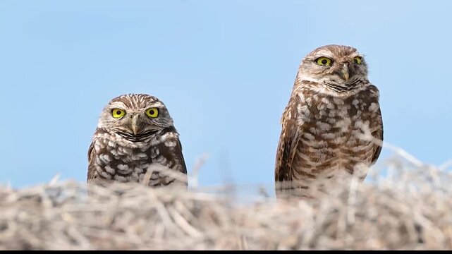 Burrowing Owl pair